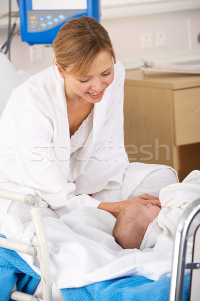 Mother in hospital with newborn baby Stock photo © monkey_business