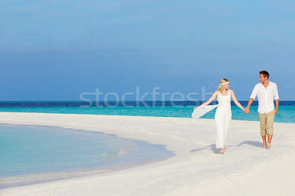 Couple At Beautiful Beach Wedding Stock photo © monkey_business