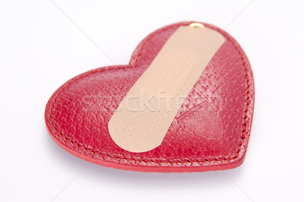 Band Aid Covering Heart Stock photo © monkey_business