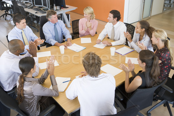 Сток-фото: складе · заседание · бизнеса · женщины · таблице · мужчин