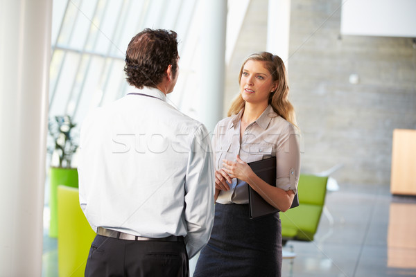 Empresário empresária reunião escritório negócio mulheres Foto stock © monkey_business
