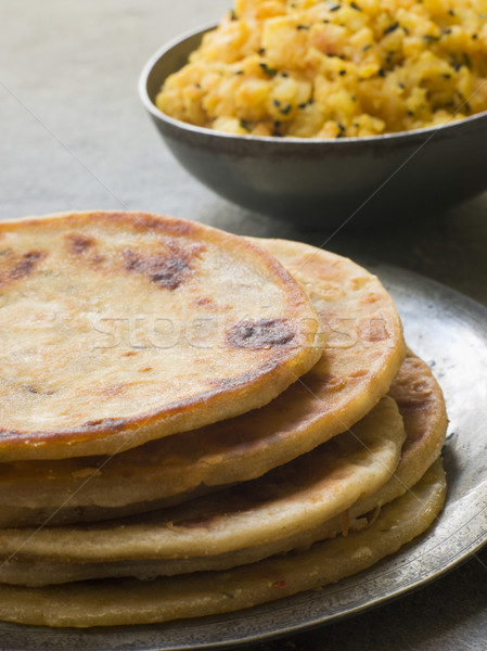 Aloo stuffed Parathas Stock photo © monkey_business