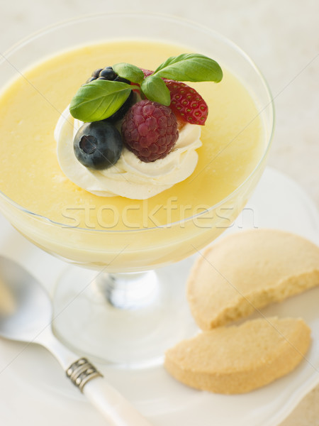 Lemon Posset with Shortbread Biscuits Stock photo © monkey_business