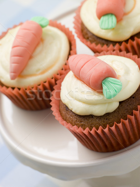 Carrot Cup Cakes Stock photo © monkey_business