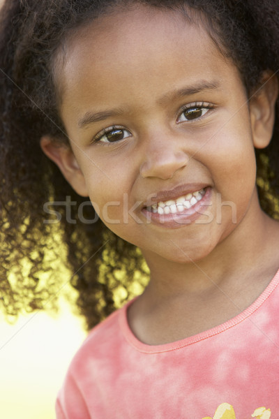 Portré lány mosolyog gyerekek gyermek személy Stock fotó © monkey_business