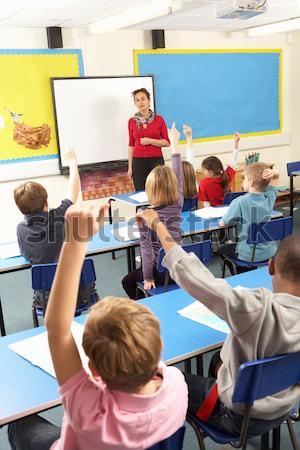 étudier classe enseignants fille heureux [[stock_photo]] © monkey_business