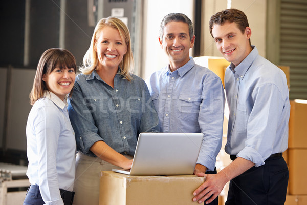 Portrait Of Workers In Distribution Warehouse Stock photo © monkey_business