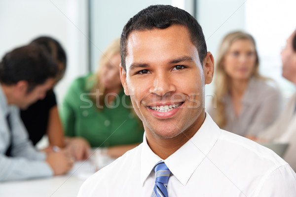 [[stock_photo]]: Portrait · affaires · séance · boardroom · table · affaires