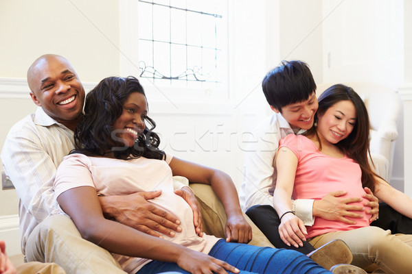 Couples Attending Ante Natal Class Together Stock photo © monkey_business