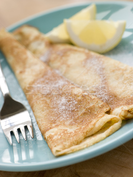 Folded Pancakes with Lemon and Sugar Stock photo © monkey_business