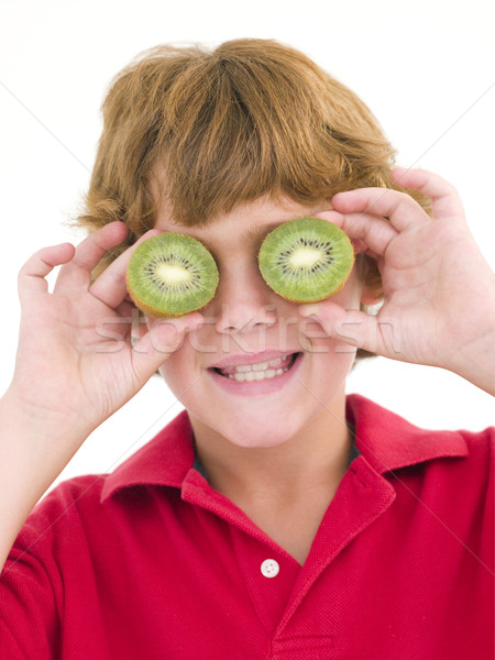 Foto stock: Kiwi · ojos · sonriendo · feliz