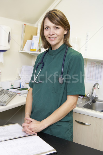 Portrait Of Female Vet In Surgery Stock photo © monkey_business