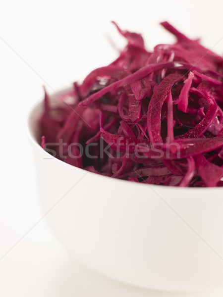 Bol rouge chou alimentaire cuisson repas Photo stock © monkey_business