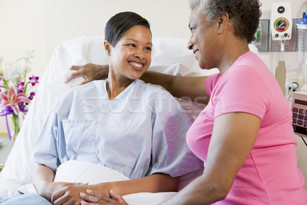 Woman And Her Mother Talking In Hospital Stock photo © monkey_business