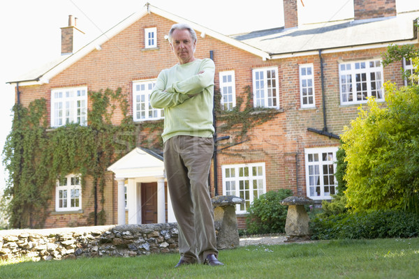 Stockfoto: Man · vrouw · mijn · huis · paar · gelukkig