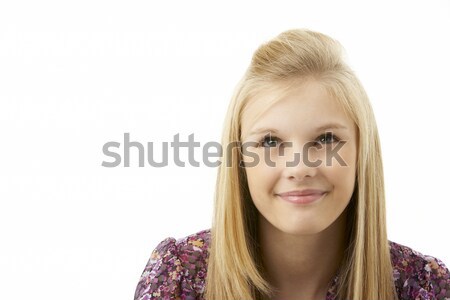 スタジオ 肖像 十代の少女 色 代 新鮮な ストックフォト © monkey_business
