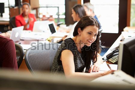 Male Teenage Pupil In Classroom Stock photo © monkey_business