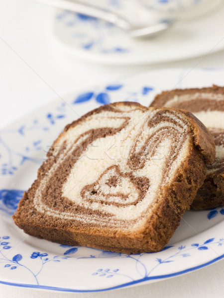 Chocolat marbre gâteau alimentaire cuisson dessert [[stock_photo]] © monkey_business