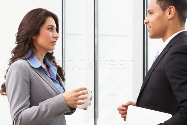 Informal reunión oficina negocios mujer Foto stock © monkey_business