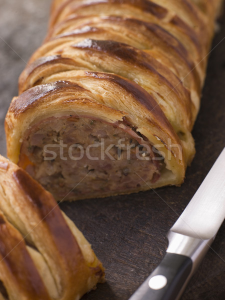 Sausage Meat Platt on a Chopping Board Stock photo © monkey_business