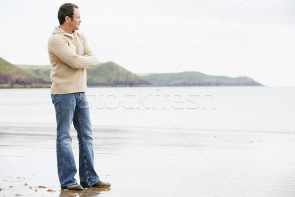 Man standing on beach Stock photo © monkey_business