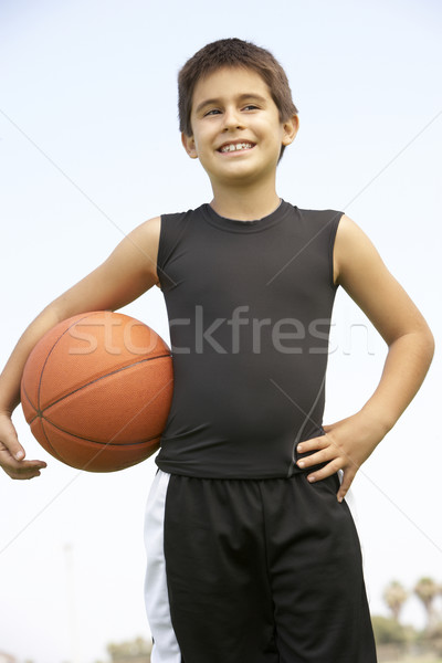 Young Boy Playing Basketball Stock photo © monkey_business