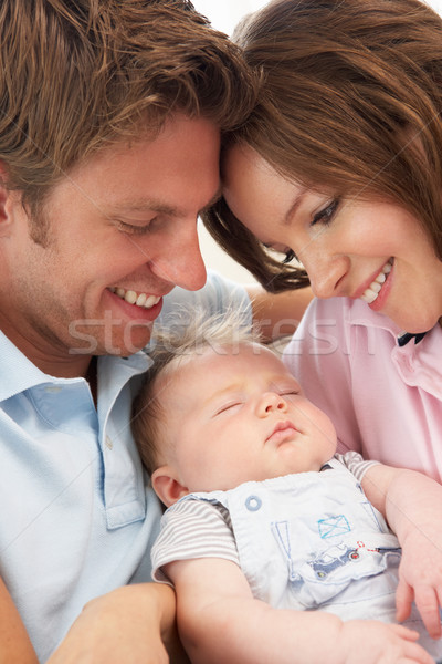 Pais recém-nascido bebê menino Foto stock © monkey_business