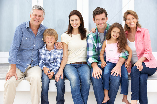 Portrait multi-generation family outdoors Stock photo © monkey_business