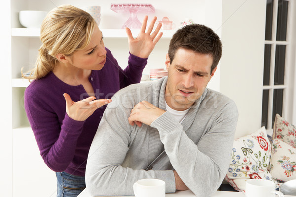 Couple Having Argument At Home Stock photo © monkey_business