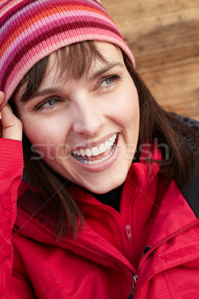 Middle Aged Woman Dressed For Cold Weather Stock photo © monkey_business