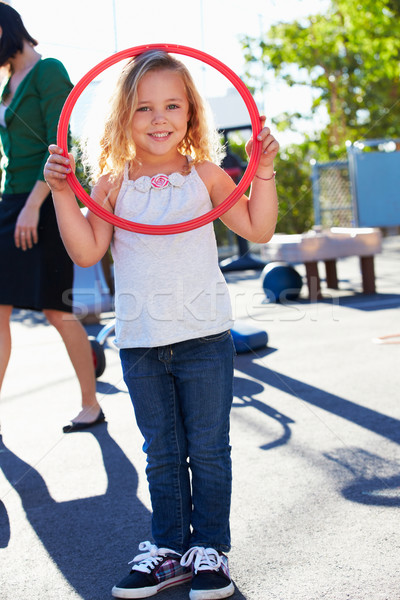 Ragazza scuola parco giochi donna donne bambino Foto d'archivio © monkey_business