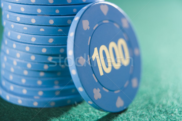 Stack of betting chips Stock photo © monkey_business