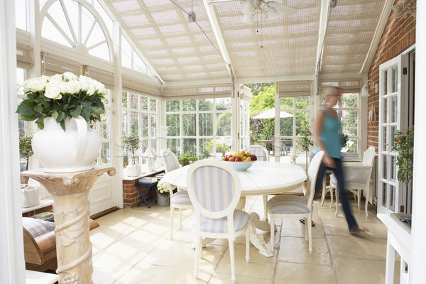 Woman Walking Through Conservatory Stock photo © monkey_business