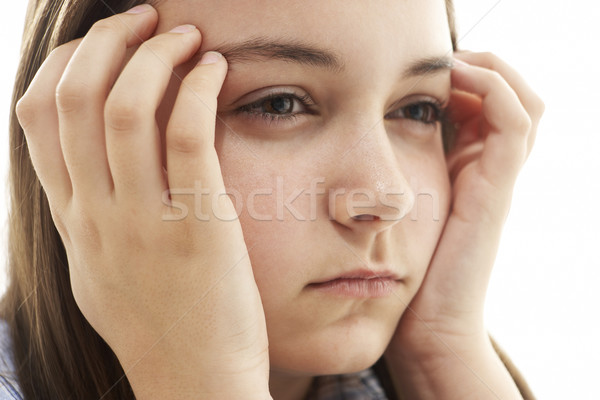 Portrait Of Stressed Young Girl Stock photo © monkey_business