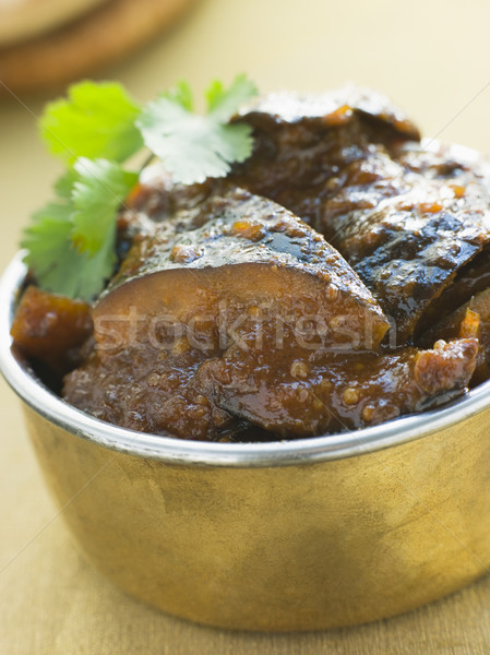Peshawari Naan Bread with Brinjal Chutney Stock photo © monkey_business