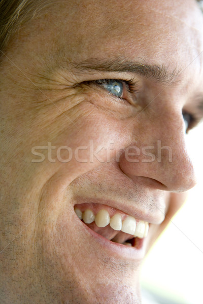 Głowie shot człowiek uśmiechnięty twarz portret Zdjęcia stock © monkey_business