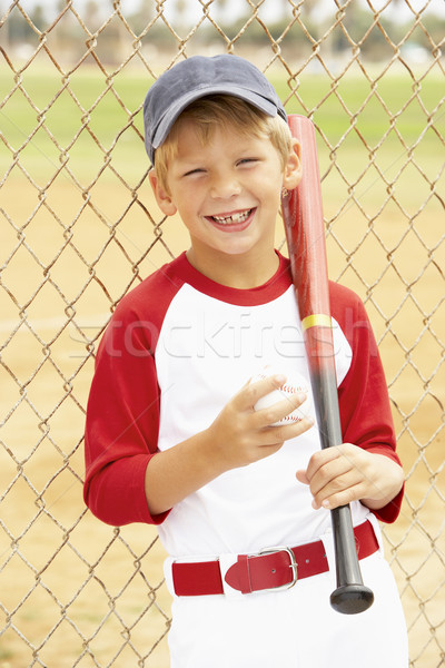 Joc Baseball copil băiat capac Imagine de stoc © monkey_business