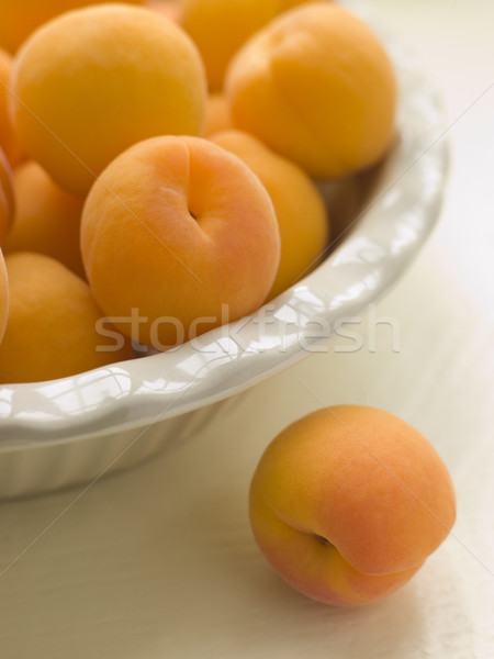 Bowl Of Apricots Stock photo © monkey_business