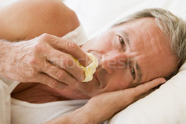 Man Blowing His Nose Stock photo © monkey_business
