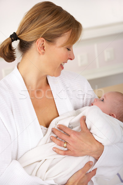 Mother in hospital with newborn baby Stock photo © monkey_business