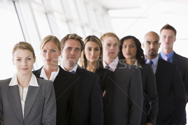 Group of office workers lined up Stock photo © monkey_business