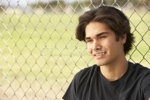 Teenage Boy Sitting In Playground Stock photo © monkey_business