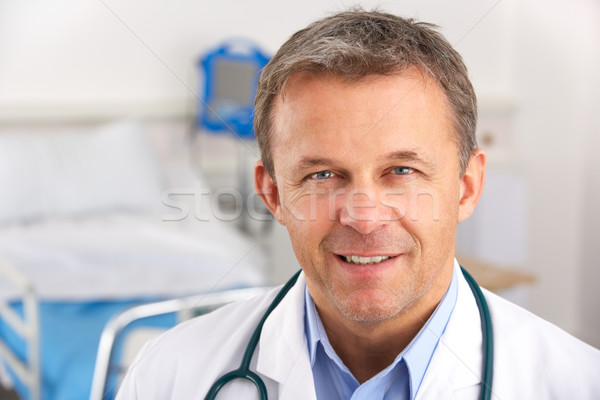 Portrait American doctor on hospital ward Stock photo © monkey_business