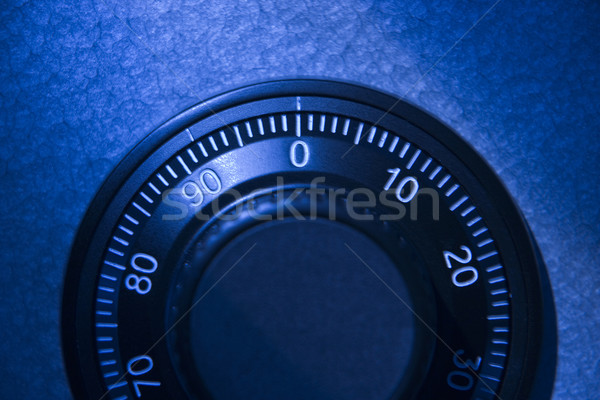 Close-Up Of Safe Dial Stock photo © monkey_business