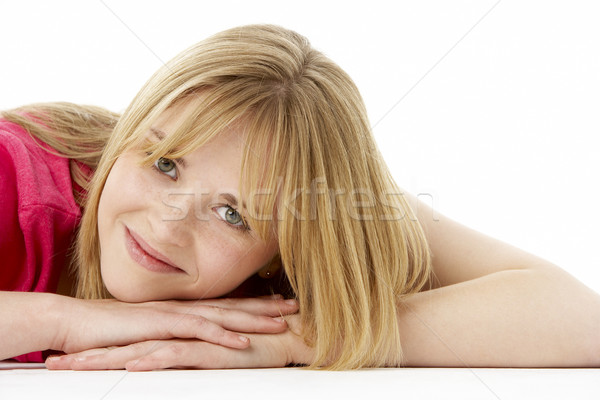 Studio Portrait Of Smiling Teenage Girl Stock photo © monkey_business