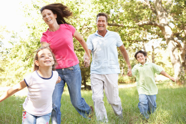 Famille marche parc femme fille [[stock_photo]] © monkey_business