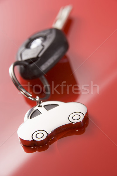 車鑰匙 汽車 安全 紅色 金融 顏色 商業照片 © monkey_business