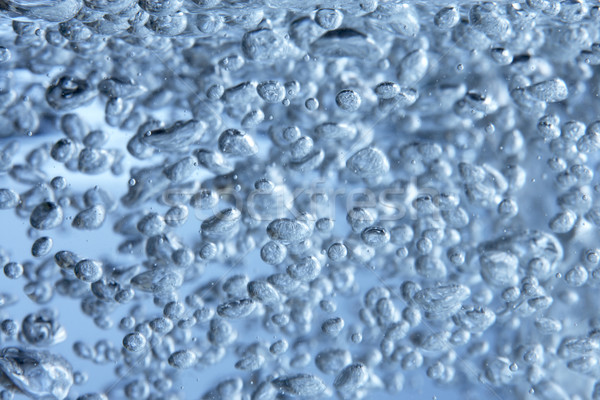 Stock fotó: Buborékok · víz · háttér · kék · csobbanás · folyadék