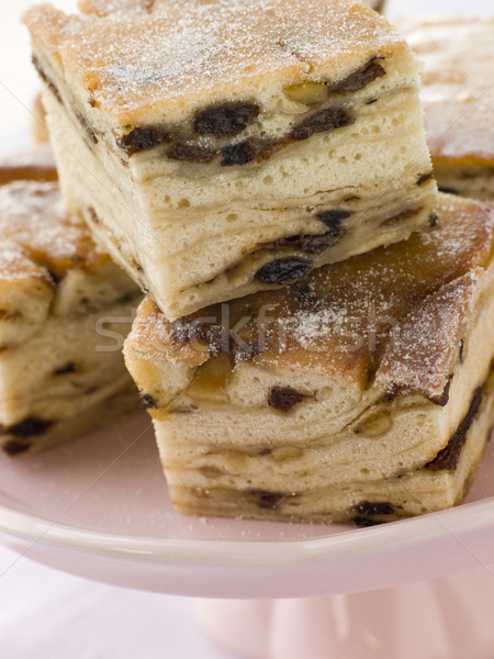 Plate of Lardy Cake Squares Stock photo © monkey_business