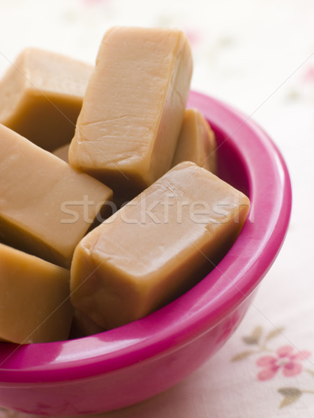 Dish of Vanilla Fudge Stock photo © monkey_business